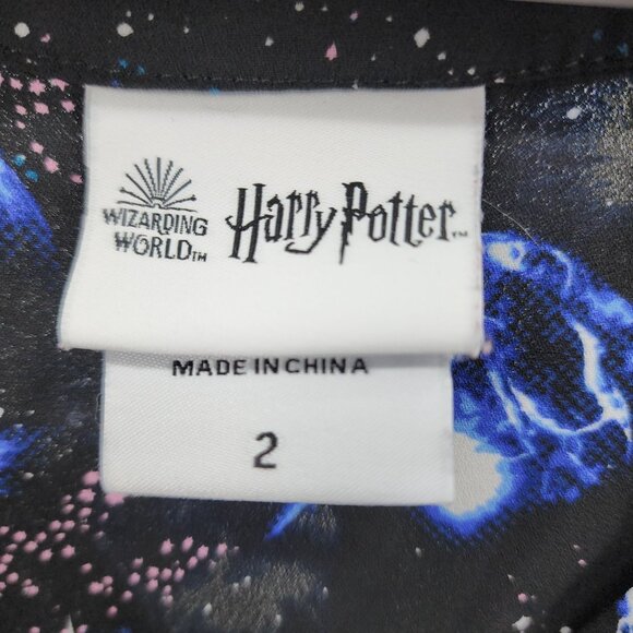 Torrid Harry Potter 2X Wizarding World Womens Roll Tab Sleeve Top Lightweight - Picture 4 of 8